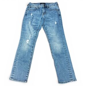 Aeropostale Skinny Jeans Women's 29x30  Distressed Light Wash Denim